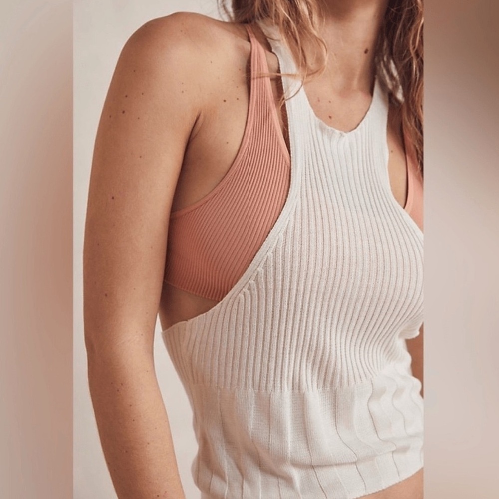 Free people Switch it up ribbed racerback cami NWOT